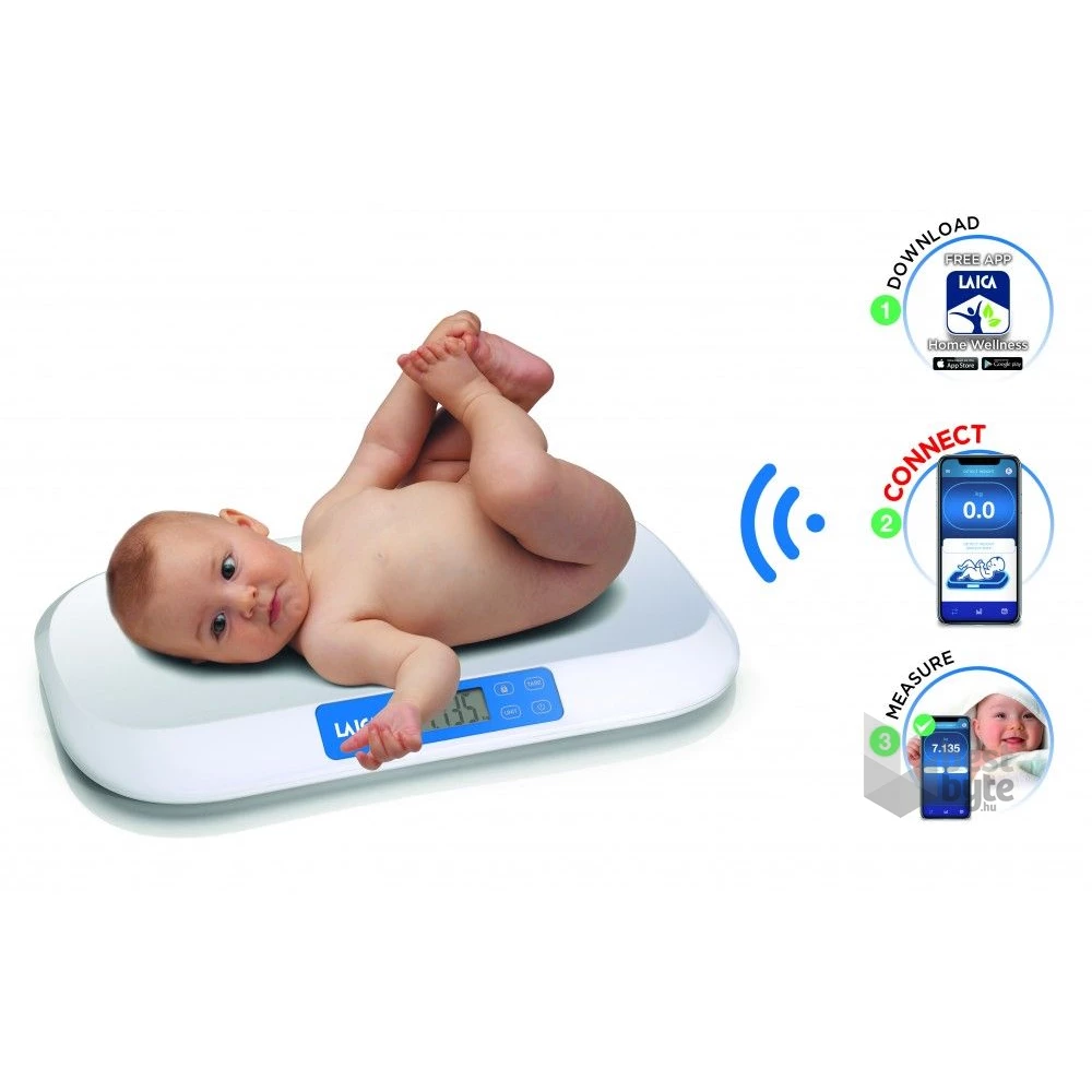 Laica PS7030 okos elektronikus babamérleg