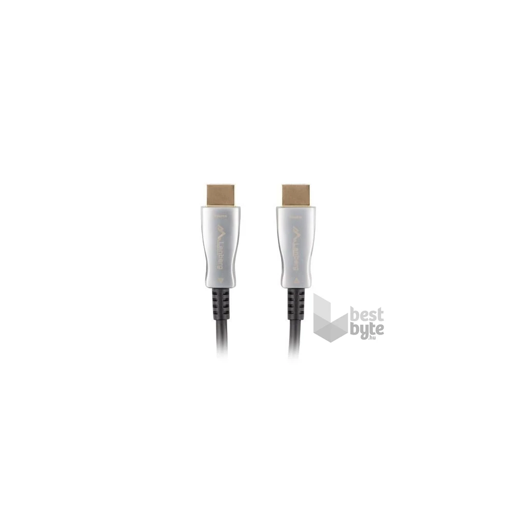 Lanberg 40m aktív optikai HDMI apa-apa fekete AOC kábel