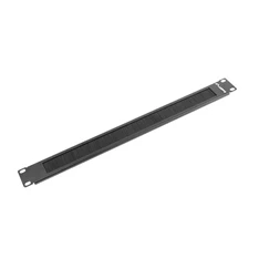 Lanberg AK-1101-B 19" 1U fésűs fekete kábelbevezető panel