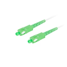 Lanberg FO-SASA-SS31-0350-WH Monomódusú szimplex optikai patch kábel 2xSC/APC csatlakozóval 35m Lanberg FO-SASA-SS31-0350-WH Monomódusú szimplex optikai patch kábel 2xSC/APC csatlakozóval 35m