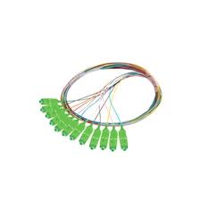 Lanberg FP-SCAP-SS21-1202-MC Monomódusú SC/APC optikai pigtail kábel 2m 12db/csomag Lanberg FP-SCAP-SS21-1202-MC Monomódusú SC/APC optikai pigtail kábel 2m 12db/csomag