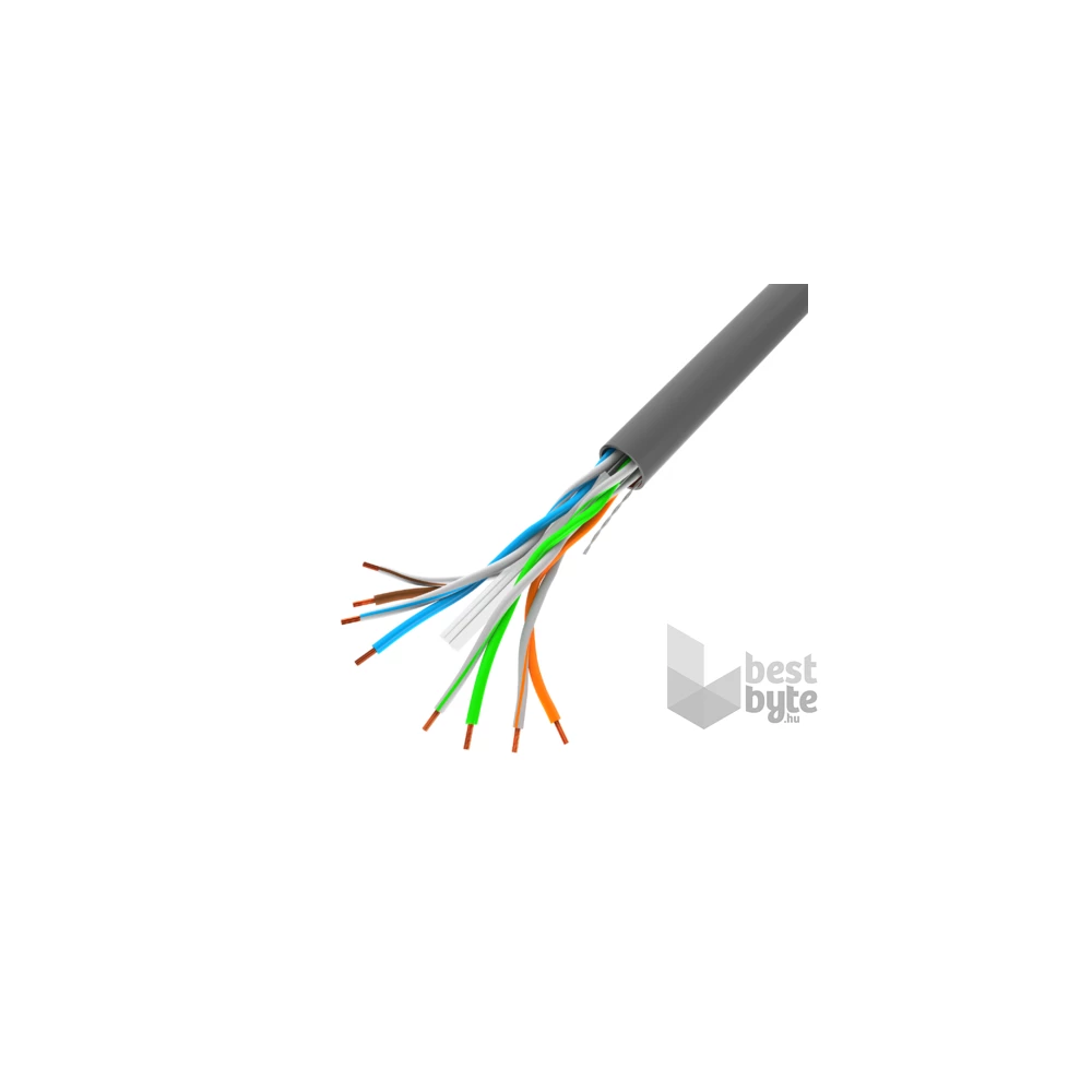 Lanberg LCU6-10CC-0305-S UTP CCA 1Gb/s 250MHz 305m árnyékolatlan réz bevonatú alumínium fali kábel