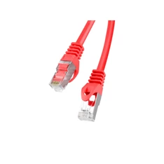 Lanberg PCF6-10CC-0500-R Cat.6 F/UTP PVC CCA árnyékolt réz bevonatú alumínium piros patch kábel 5m Lanberg PCF6-10CC-0500-R Cat.6 F/UTP PVC CCA árnyékolt réz bevonatú alumínium piros patch kábel 5m