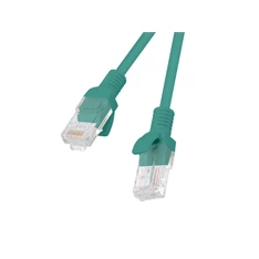 Lanberg PCU6-10CC-1500-G Cat.6 U/UTP PVC CCA árnyékolatlan réz bevonatú alumínium zöld patch kábel 15m Lanberg PCU6-10CC-1500-G Cat.6 U/UTP PVC CCA árnyékolatlan réz bevonatú alumínium zöld patch kábel 15m