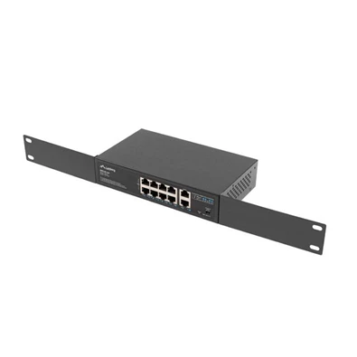 Lanberg RSFE-8P-2GE-120 8x100Mbps PoE+ LAN 2xGbE LAN nem menedzselhető PoE switch