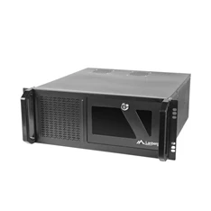 Lanberg SC01-4504-08B 19" 4U SZÉL:430mm MÉLY:450mm MAG:177mm táp nélküli rack szerver ház