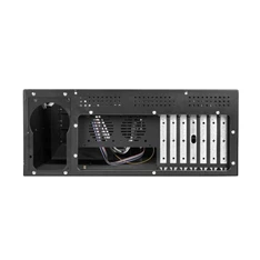 Lanberg SC01-4504-08B 19" 4U SZÉL:430mm MÉLY:450mm MAG:177mm táp nélküli rack szerver ház