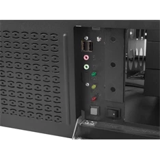 Lanberg SC01-4504-08B 19" 4U SZÉL:430mm MÉLY:450mm MAG:177mm táp nélküli rack szerver ház