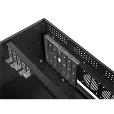 Lanberg SC01-4504-08B 19" 4U SZÉL:430mm MÉLY:450mm MAG:177mm táp nélküli rack szerver ház