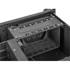 Lanberg SC01-4504-08B 19" 4U SZÉL:430mm MÉLY:450mm MAG:177mm táp nélküli rack szerver ház