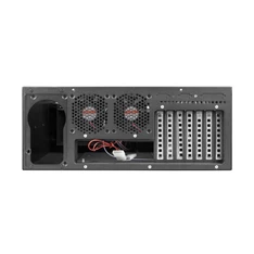 Lanberg SC01-4504-10B 19" 4U SZÉL:430mm MÉLY:450mm MAG:177mm táp nélküli rack szerver ház