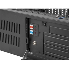 Lanberg SC01-4504-10B 19" 4U SZÉL:430mm MÉLY:450mm MAG:177mm táp nélküli rack szerver ház