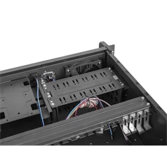 Lanberg SC01-4504-10B 19" 4U SZÉL:430mm MÉLY:450mm MAG:177mm táp nélküli rack szerver ház