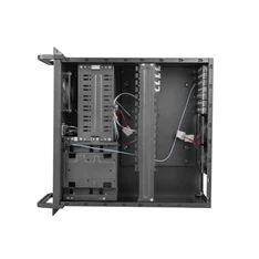 Lanberg SC01-4504-10B 19" 4U SZÉL:430mm MÉLY:450mm MAG:177mm táp nélküli rack szerver ház