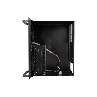 Lanberg SC01-3504-10B 19" 4U SZÉL:430mm MÉLY:350mm MAG:177mm táp nélküli rack szerver ház