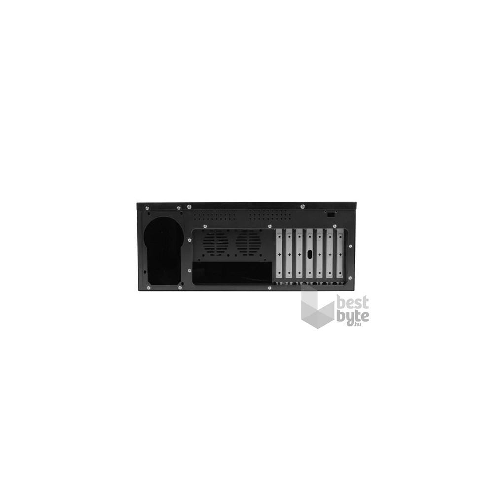 Lanberg SC01-3504-10B 19" 4U SZÉL:430mm MÉLY:350mm MAG:177mm táp nélküli rack szerver ház