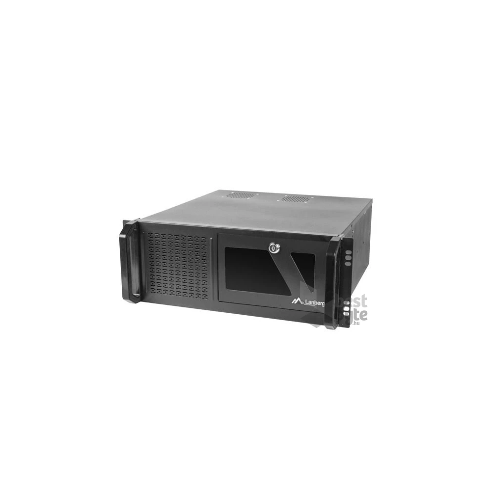 Lanberg SC01-4504-08B 19" 4U SZÉL:430mm MÉLY:450mm MAG:177mm táp nélküli rack szerver ház