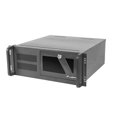 Lanberg SC01-4504-10B 19" 4U SZÉL:430mm MÉLY:450mm MAG:177mm táp nélküli rack szerver ház
