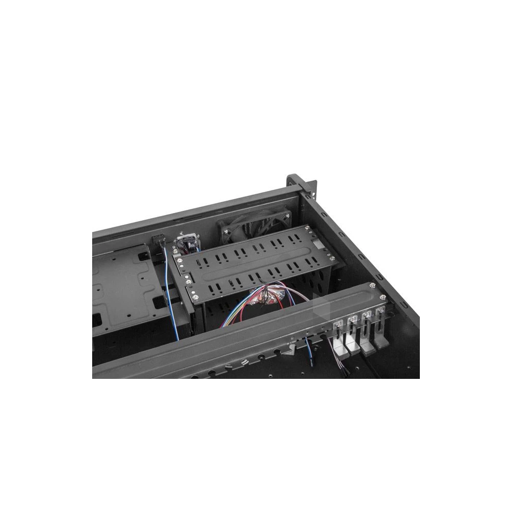 Lanberg SC01-4504-10B 19" 4U SZÉL:430mm MÉLY:450mm MAG:177mm táp nélküli rack szerver ház