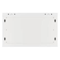 Lanberg WF01-6406-00S 19" 6U SZÉL:600mm MÉLY:450mm MAG:600mm lapraszerelt fémajtós szürke fali rack szekrény