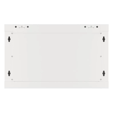 Lanberg WF01-6406-10S 19" 6U SZÉL:600mm MÉLY:450mm MAG:379mm lapraszerelt üvegajtós szürke fali rack szekrény