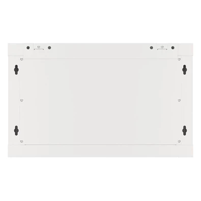 Lanberg WF01-6406-00S 19" 6U SZÉL:600mm MÉLY:450mm MAG:600mm lapraszerelt fémajtós szürke fali rack szekrény
