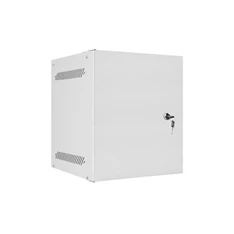 Lanberg WF10-2306-00S 10" 6U SZÉL:280mm MÉLY:310mm MAG:336mm lapraszerelt fémajtós szürke fali rack szekrény