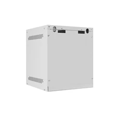 Lanberg WF10-2306-00S 10" 6U SZÉL:280mm MÉLY:310mm MAG:336mm lapraszerelt fémajtós szürke fali rack szekrény