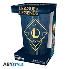 League of Legends "Hexteck logo" 400ml üveg pohár