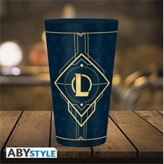 League of Legends "Hexteck logo" 400ml üveg pohár