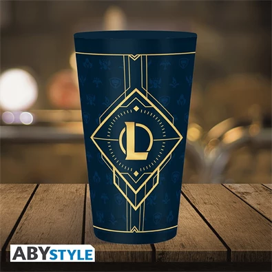 League of Legends "Hexteck logo" 400ml üveg pohár