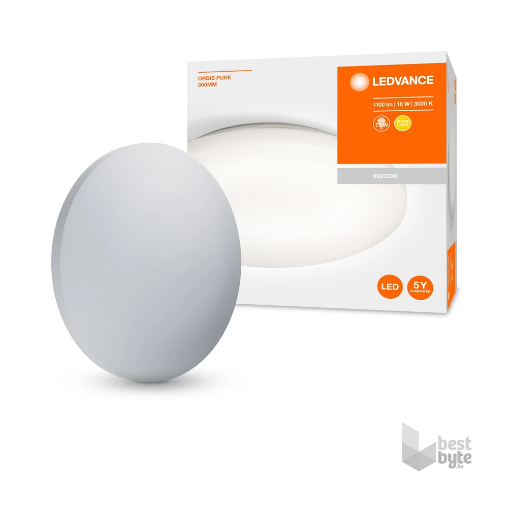 Ledvance Orbis Pure 16W/3000K/1100lm/IP20/300 mm mennyezeti LED lámpa