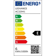 Ledvance Smart+ Bluetooth vezérlésű, üveg búra/5,5W/650lm/DIM/2700K/E27 LED körte izzó