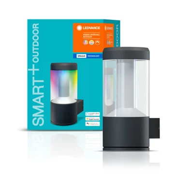 Ledvance Smart+ Bluetooth vezérlésű 12W/650lm/RGBW kültéri LED fali lámpa