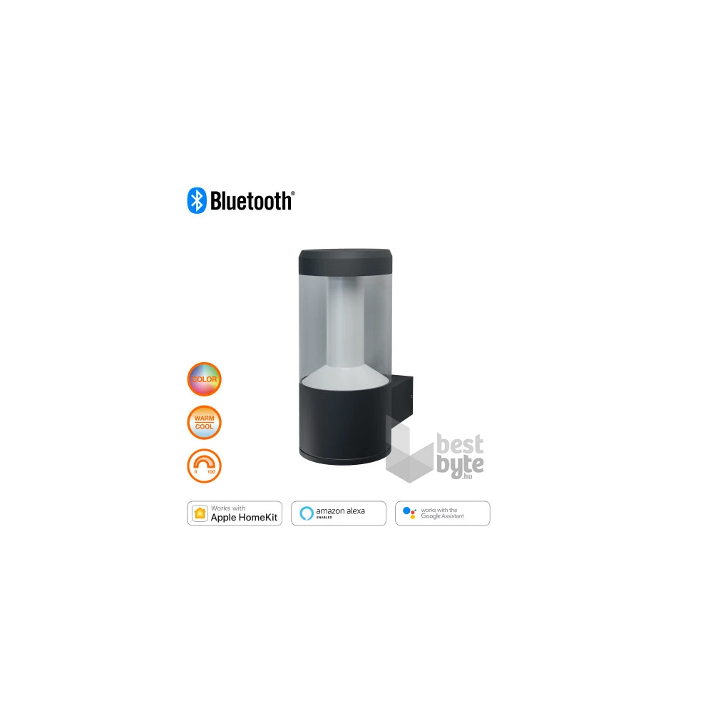 Ledvance Smart+ Bluetooth vezérlésű 12W/650lm/RGBW kültéri LED fali lámpa