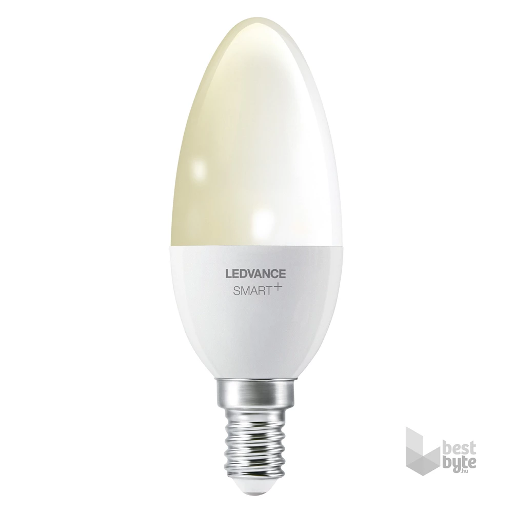 Ledvance Smart+ Bluetooth vezérlésű 5W 2700K E14, dimmelhető gyertya alakú LED fényforrás