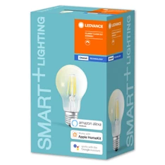 Ledvance Smart+ Bluetooth vezérlésű, üveg búra/5,5W/650lm/DIM/2700K/E27 LED körte izzó