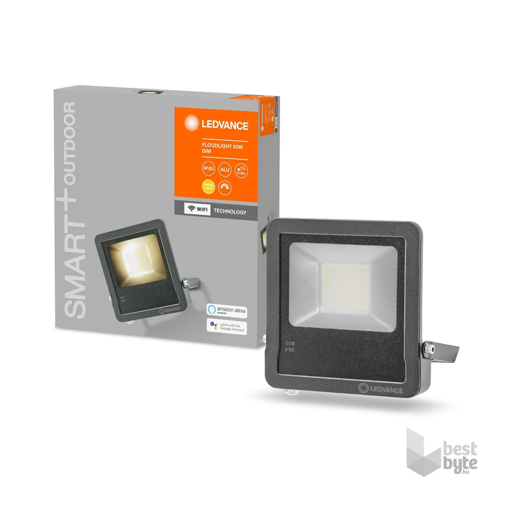 Ledvance Smart+ WiFi kerti okos világítás állíthahtó fényerővel 50W okos,  vezérelhető intelligens lámpatest