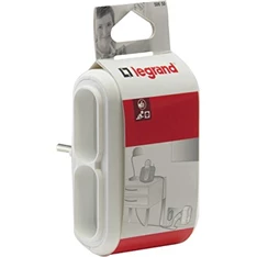 Legrand 049400 4-es 2P elosztódugó, 6A, fehér