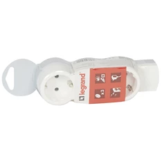 Legrand 695001 ST 1,5m vezetékkel fehér-szürke 3x2P+F elosztósor