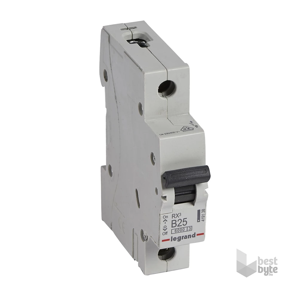 Legrand 419138 RX3 B25 6kA BIC 1 pólusú kismegszakító
