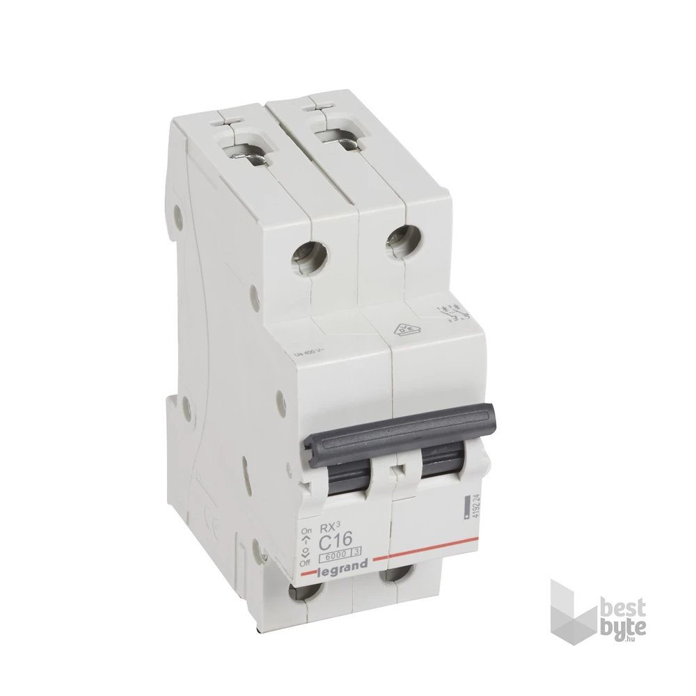 Legrand 419224 RX3 C16 6kA BIC 2 pólusú kismegszakító