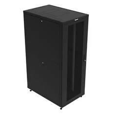Legrand 446807 19" 47U 800x1200x2189 szimpla perforált első és hátsó ajtós fekete szerver állószekrény Linkeo DC Legrand 446807 19" 47U 800x1200x2189 szimpla perforált első és hátsó ajtós fekete szerver állószekrény Linkeo DC