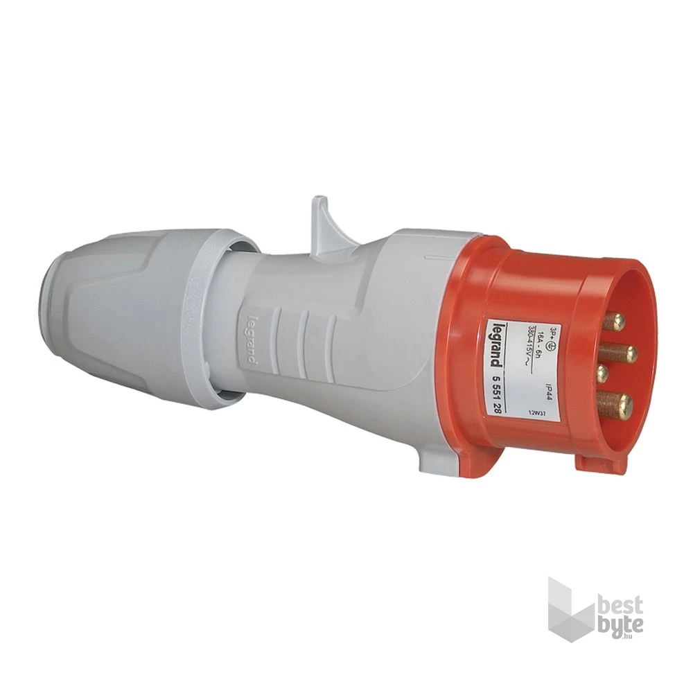 Legrand 555128 P17 Tempra PRO Dfh-163k06m 400V IP44 hordozható dugó