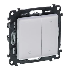 Legrand 752162 Valena Life 2 vezetékes - minden lámpatípushoz fehér nyomógombos fényerőszabályzó