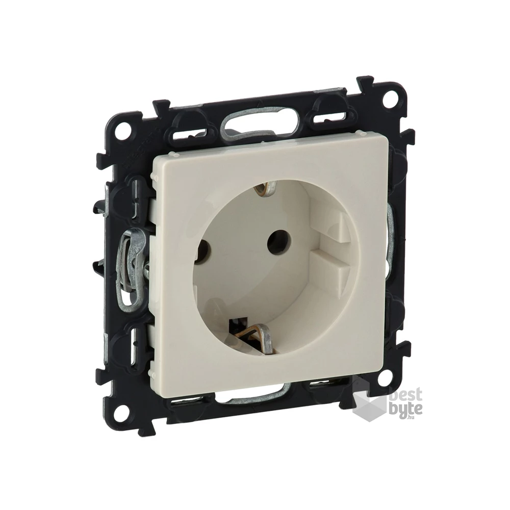 Legrand 753220 Valena Life elefántcsont 2P+F csatlakozóaljzat gyermekvédelemmel
