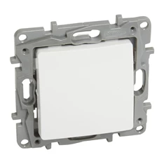 Legrand 764507 Niloé fehér egypólusú nyomókapcsoló