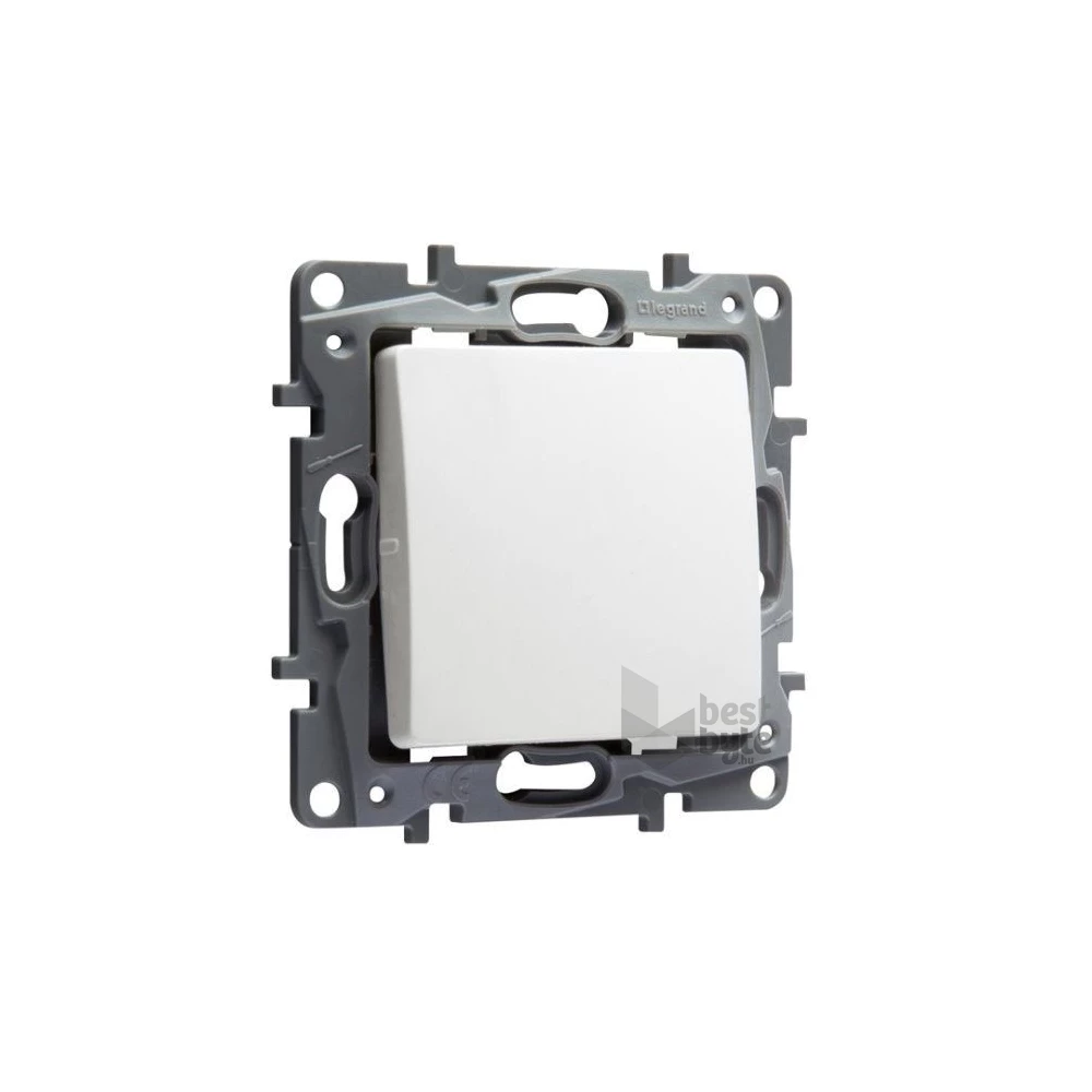 Legrand 764507 Niloé fehér egypólusú nyomókapcsoló