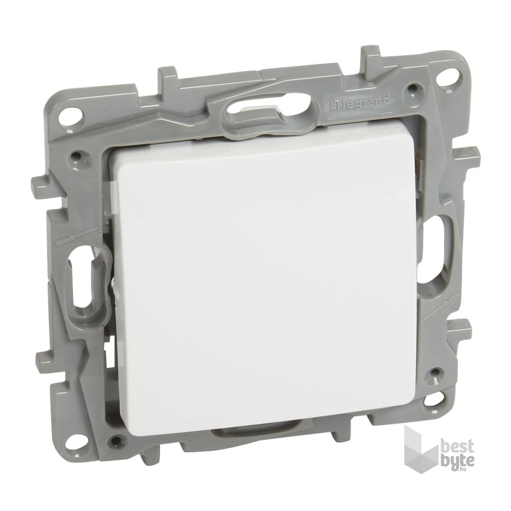 Legrand 764507 Niloé fehér egypólusú nyomókapcsoló