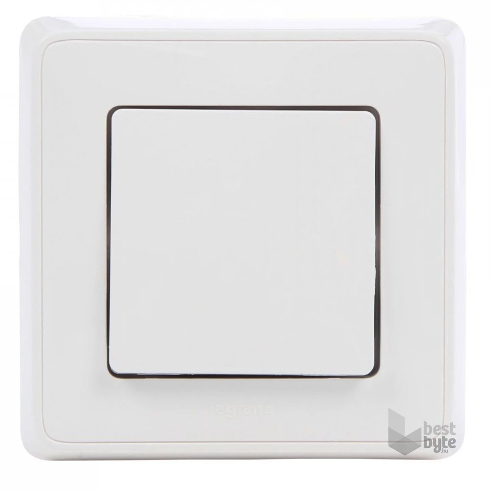 Legrand 773811 Cariva fehér egypólusú nyomókapcsoló
